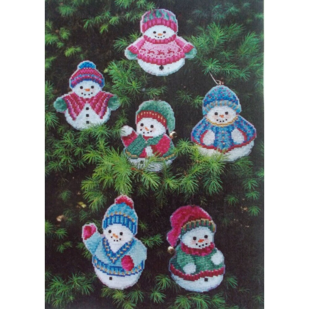 Laura Doyle Designs Snowmen Ornaments Set B25